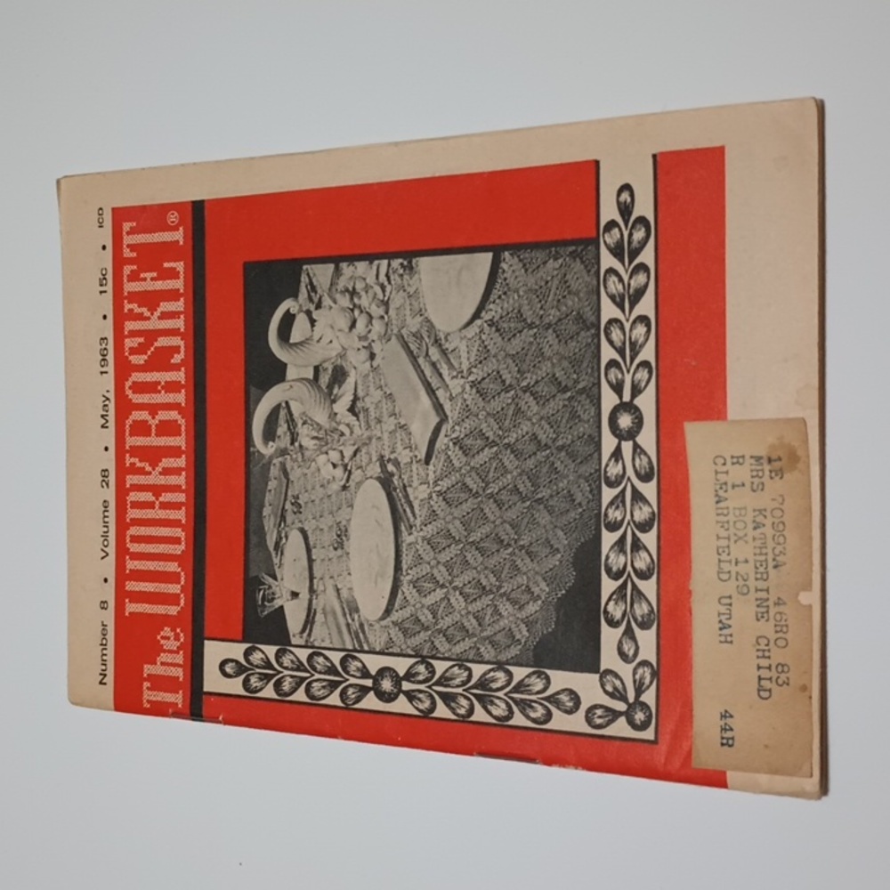 2/$20 VTG May 1963 The Workbasket Crafting Magazine